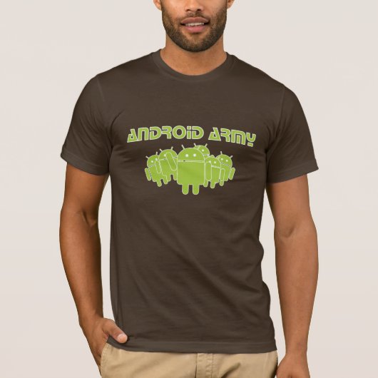 Android Army T-shirt (Voorkant)
