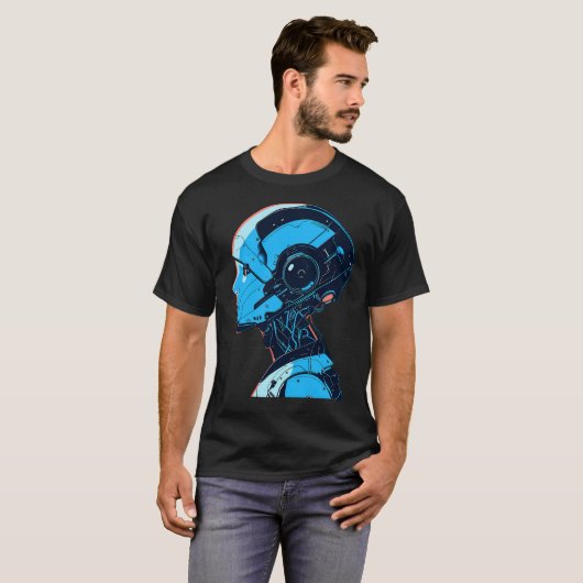 Android Astronaut T-shirt (Voorkant volledig)