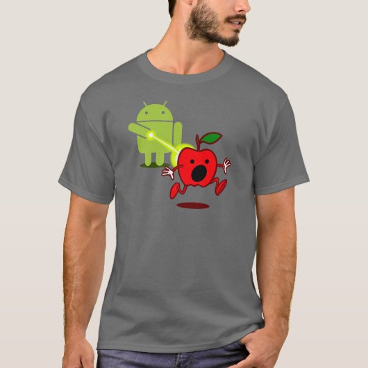 Android Attack! T-shirt (Voorkant)