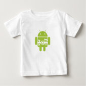 Android Baby T-Shirt (Voorkant)
