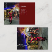 ANDROID BALLET, Red Science Fiction Visitekaartje (Voorkant / Achterkant)