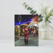 ANDROID BALLET, sciencefiction Briefkaart (Staand voorkant)