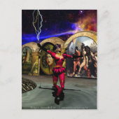 ANDROID BALLET, sciencefiction Briefkaart (Voorkant)