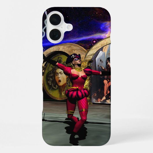 ANDROID BALLET, Sciencefiction iPhone Hoesje (Achterkant)