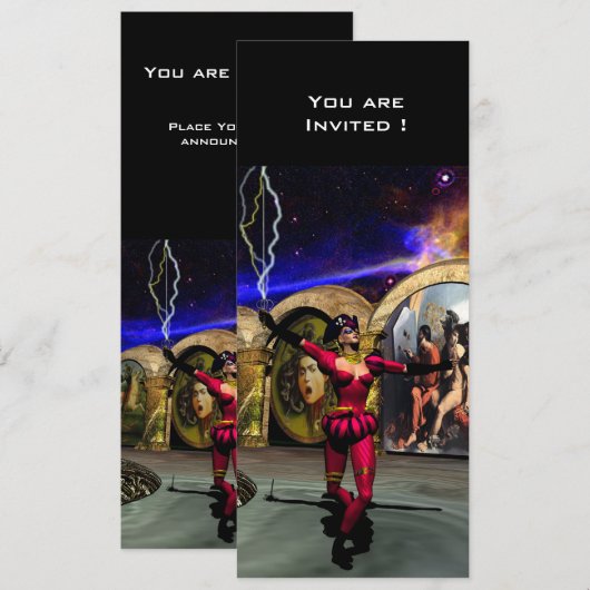 ANDROID BALLET, sciencefiction Kaart (Voorkant / Achterkant)