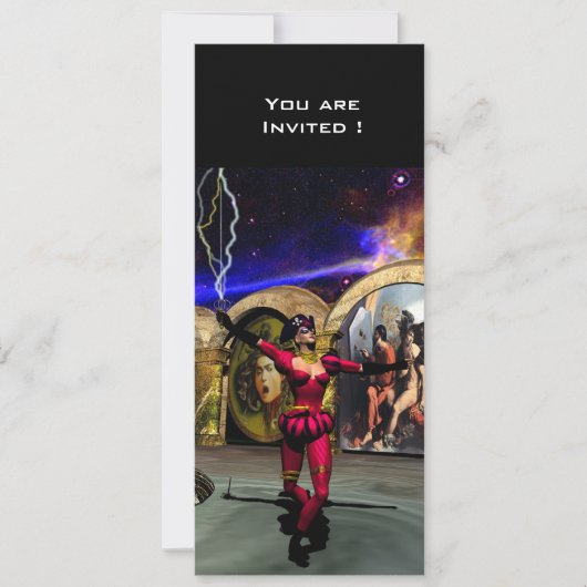 ANDROID BALLET, sciencefiction Kaart (Voorkant)