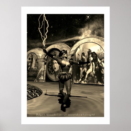 ANDROID BALLET , Sciencefiction Poster (Voorkant)