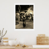 ANDROID BALLET , Sciencefiction Poster (Keuken)