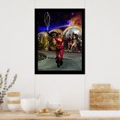 ANDROID BALLET, sciencefiction Poster (Keuken)