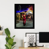 ANDROID BALLET, sciencefiction Poster (Thuiskantoor)