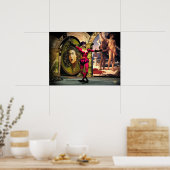 ANDROID BALLET, Sciencefiction Poster (Keuken)