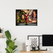 ANDROID BALLET, Sciencefiction Poster (Thuiskantoor)