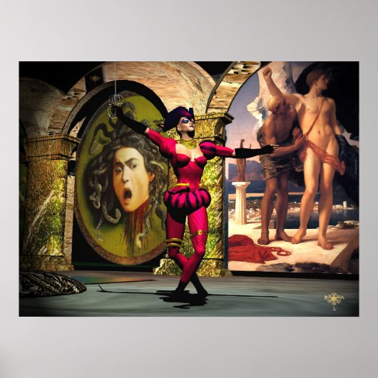 ANDROID BALLET, Sciencefiction Poster (Voorkant)