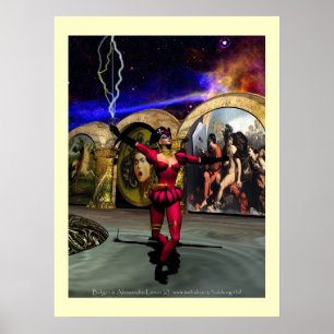 ANDROID BALLET, Sciencefiction Poster