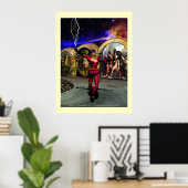 ANDROID BALLET, Sciencefiction Poster (Thuiskantoor)