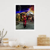 ANDROID BALLET, sciencefiction Poster (Keuken)