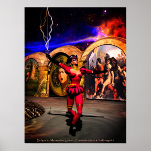 ANDROID BALLET, Sciencefiction Poster