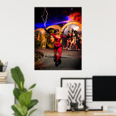 ANDROID BALLET, Sciencefiction Poster (Thuiskantoor)