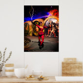 ANDROID BALLET, Sciencefiction Poster (Keuken)