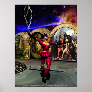 ANDROID BALLET, sciencefiction Poster