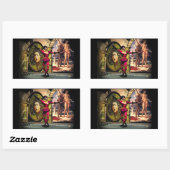 ANDROID BALLET, sciencefiction Rechthoekige Sticker (Vel)