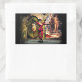 ANDROID BALLET, sciencefiction Rechthoekige Sticker (Tas)