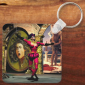 ANDROID BALLET, sciencefiction Sleutelhanger (Achterkant)