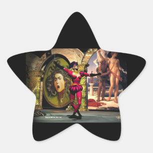 ANDROID BALLET, sciencefiction Ster Sticker