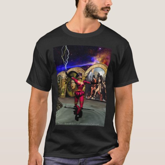 ANDROID BALLET, sciencefiction T-shirt (Voorkant)