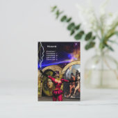 ANDROID BALLET, sciencefiction Visitekaartje (Staand voorkant)