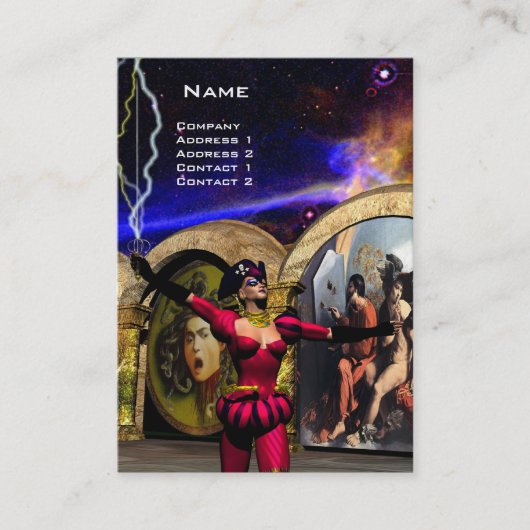 ANDROID BALLET, sciencefiction Visitekaartje (Voorkant)