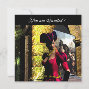 ANDROID BALLET-XENIA IN DE ORBITER, zwart rood Kaart