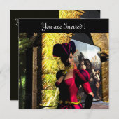 ANDROID BALLET-XENIA IN DE ORBITER, zwart rood Kaart (Voorkant / Achterkant)