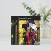 ANDROID BALLET-XENIA IN DE ORBITER, zwart rood Kaart (Staand voorkant)