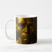 Android (blauwe ogen) koffiemok (Links)