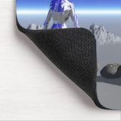 Android-blauwe planeet muismat (Hoek)