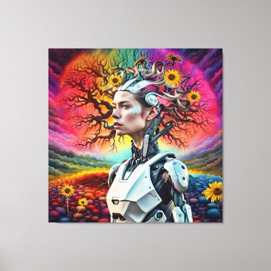 Android-boom Canvas Afdruk (Voorkant)