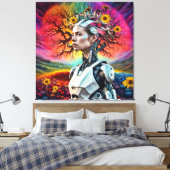 Android-boom Canvas Afdruk (Insitu (Slaapkamer))