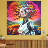 Android-boom Canvas Afdruk (Insitu (Woonkamer))