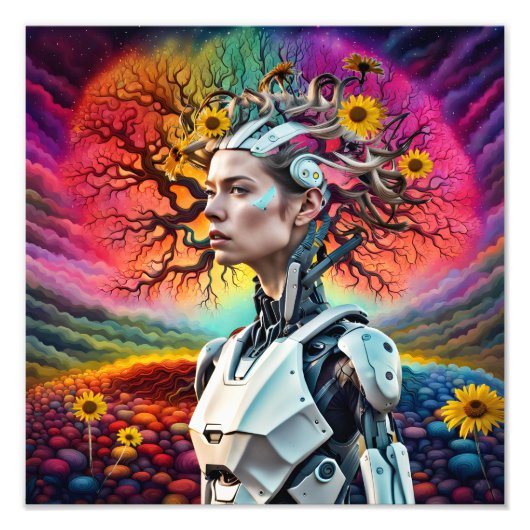 Android Boom Foto Afdruk (Voorkant)