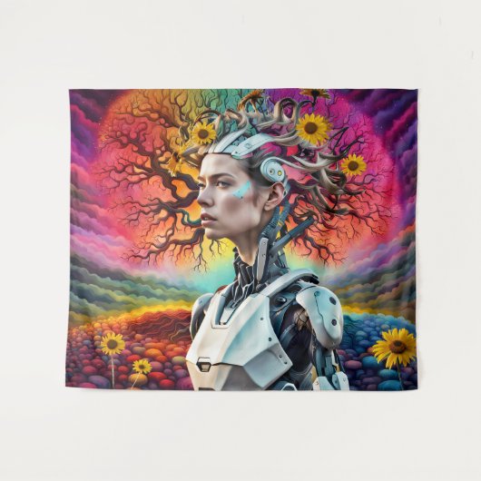 Android Boom Wandkleed (Voorkant (horizontaal))