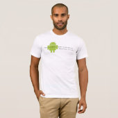 Android-borg T-shirt (Voorkant volledig)