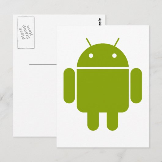 Android Briefkaart (Voorkant / Achterkant)