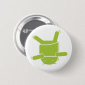 Android Dance Ronde Button 5,7 Cm (Voorkant /achterkant)