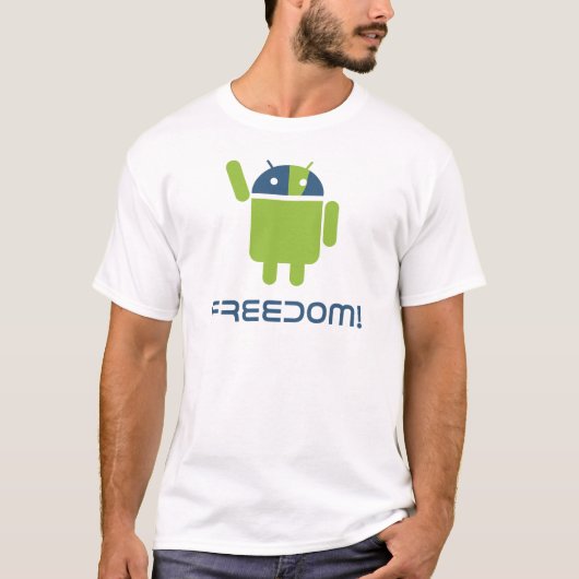 Android=Freedom T-shirt (Voorkant)