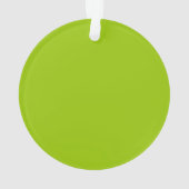 Android Green Decor Keep Calm and Jouw tekst Ornament (achterkant)