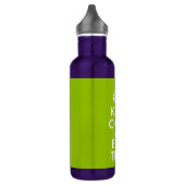 Android Green Keep Calm and Jouw tekst Waterfles (Links)