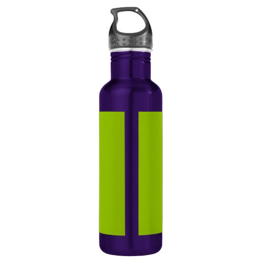 Android Green Keep Calm and Jouw tekst Waterfles (Achterkant)