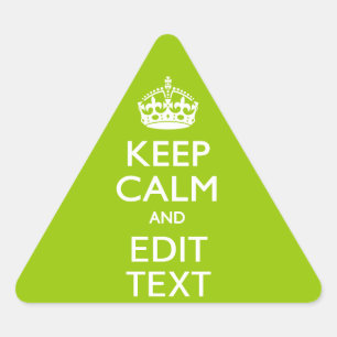 Android Green Keep Calm have Jouw tekst Sticker