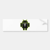 Android green opsluiten bumpersticker (Voorkant)